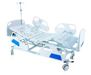 ICU Bed - Electric 3 Functions w/ ABS Panel & Railing